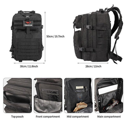 42L Tactical Backpack Bag with USA Patch - The clever Shelf