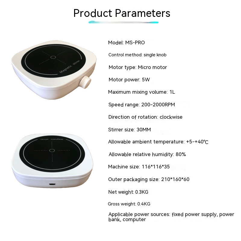 Compact Magnetic Stirrer for Laboratory Use - The clever Shelf