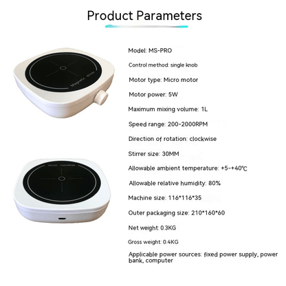 Compact Magnetic Stirrer for Laboratory Use - The clever Shelf