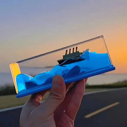 Creative Cruise Ship Fluid Drift Bottle - The clever Shelf