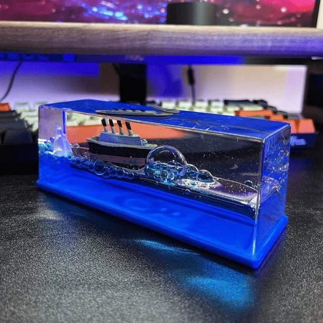 Creative Cruise Ship Fluid Drift Bottle - The clever Shelf