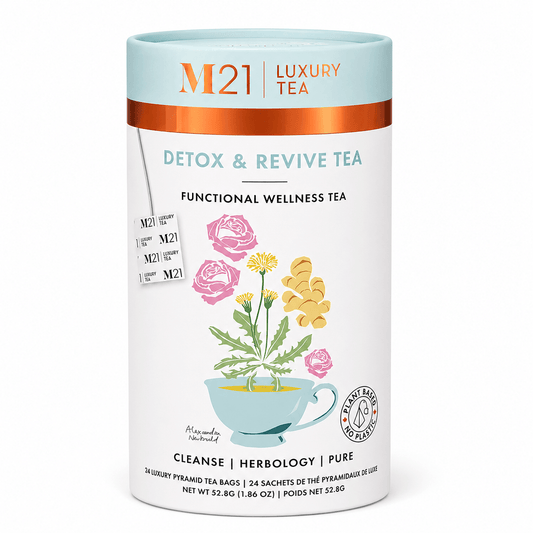Detox and Revive Luxury Herbal tea | Canadian | 24ct - The clever Shelf