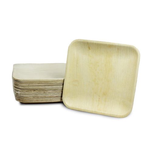 Disposable Palm Leaf Plates 8" – Eco Sets - The clever Shelf