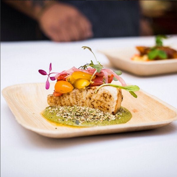 Disposable Palm Leaf Plates 8" – Eco Sets - The clever Shelf
