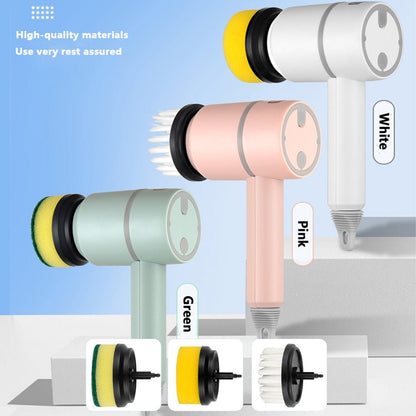 Electric Cleaning Brush 3 Brush Heads Cleaner Multifunctional - The clever Shelf