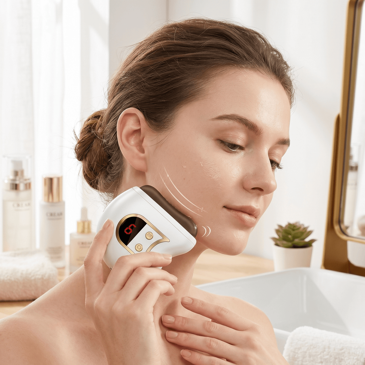 Electric Gua Sha Facial Sculpting Tool - The clever Shelf