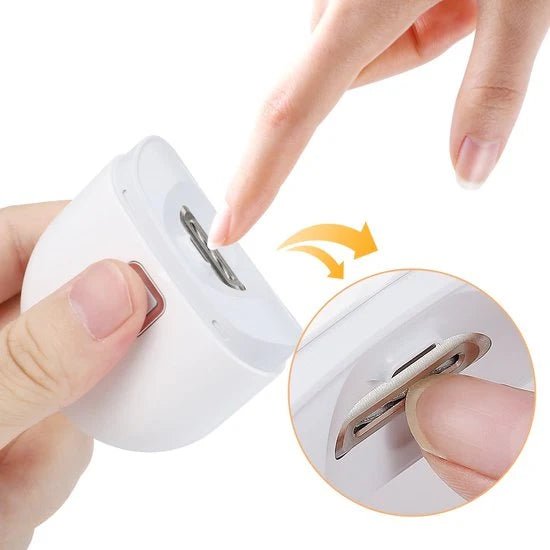 Electric Nail Clipper With Light Nail Polishing Machine - The clever Shelf