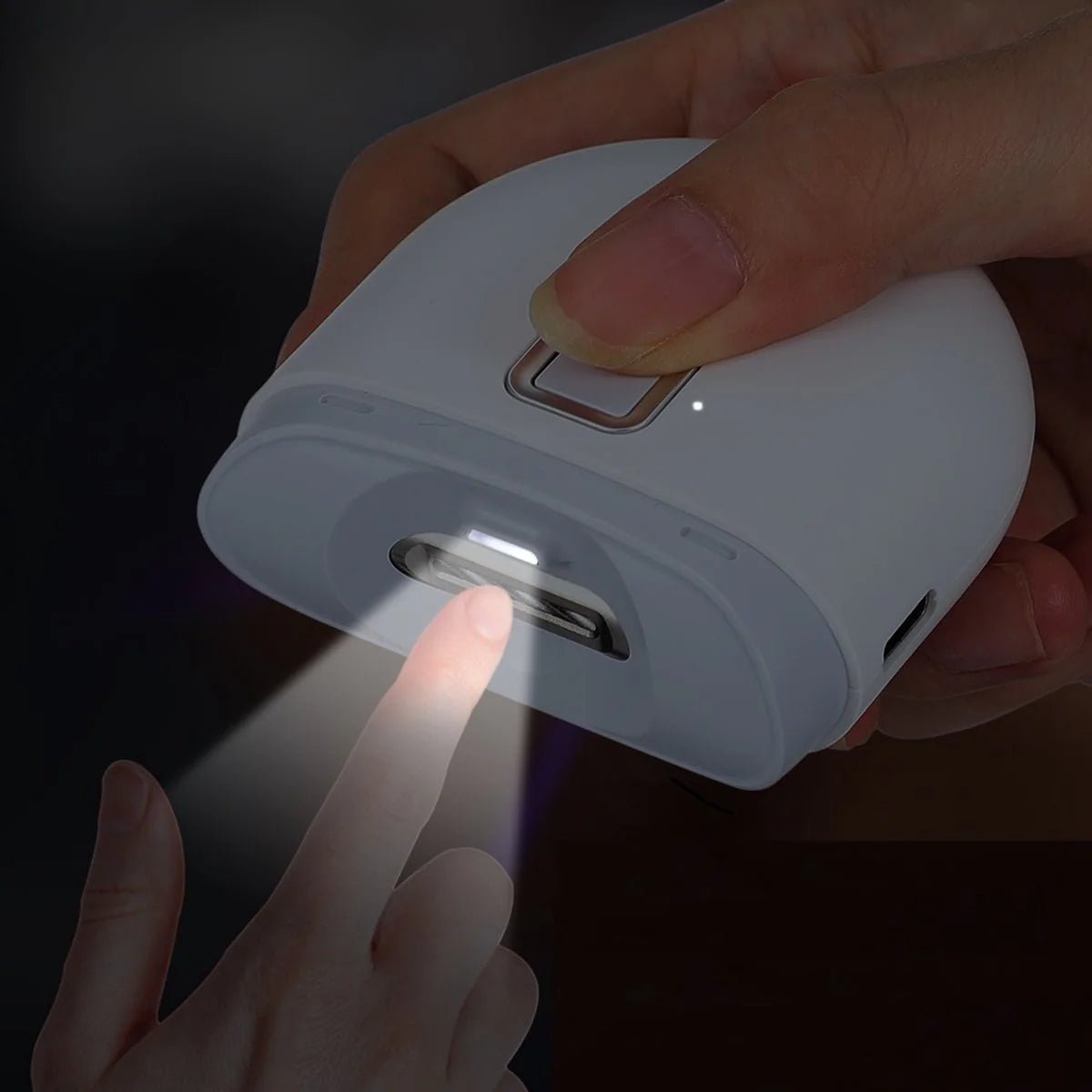 Electric Nail Clipper With Light Nail Polishing Machine - The clever Shelf
