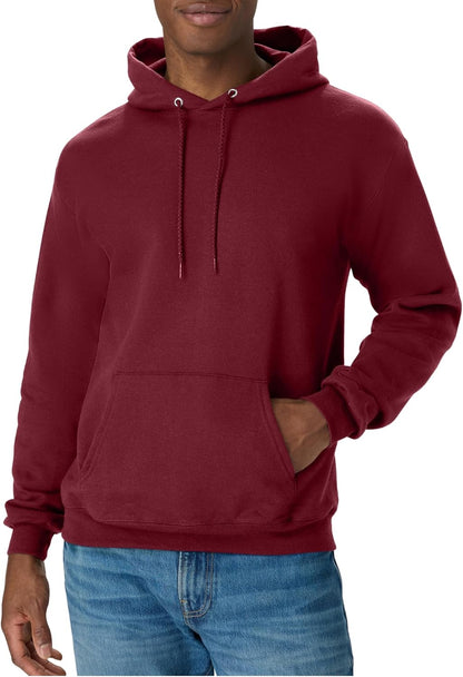 Hanes Men's Hoodie - EcoSmart Fleece Hooded Sweatshirt for Men & Women - Midweight Fleece - Big & Tall Available - The clever Shelf