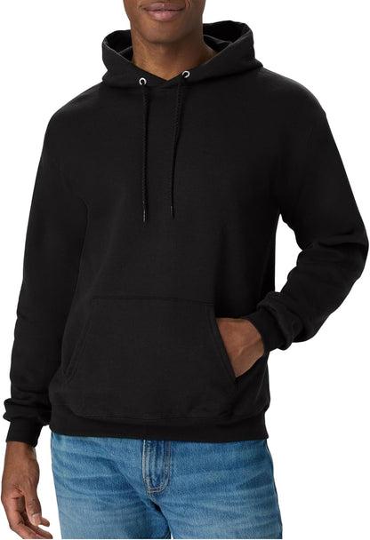 Hanes Men's Hoodie - EcoSmart Fleece Hooded Sweatshirt for Men & Women - Midweight Fleece - Big & Tall Available - The clever Shelf