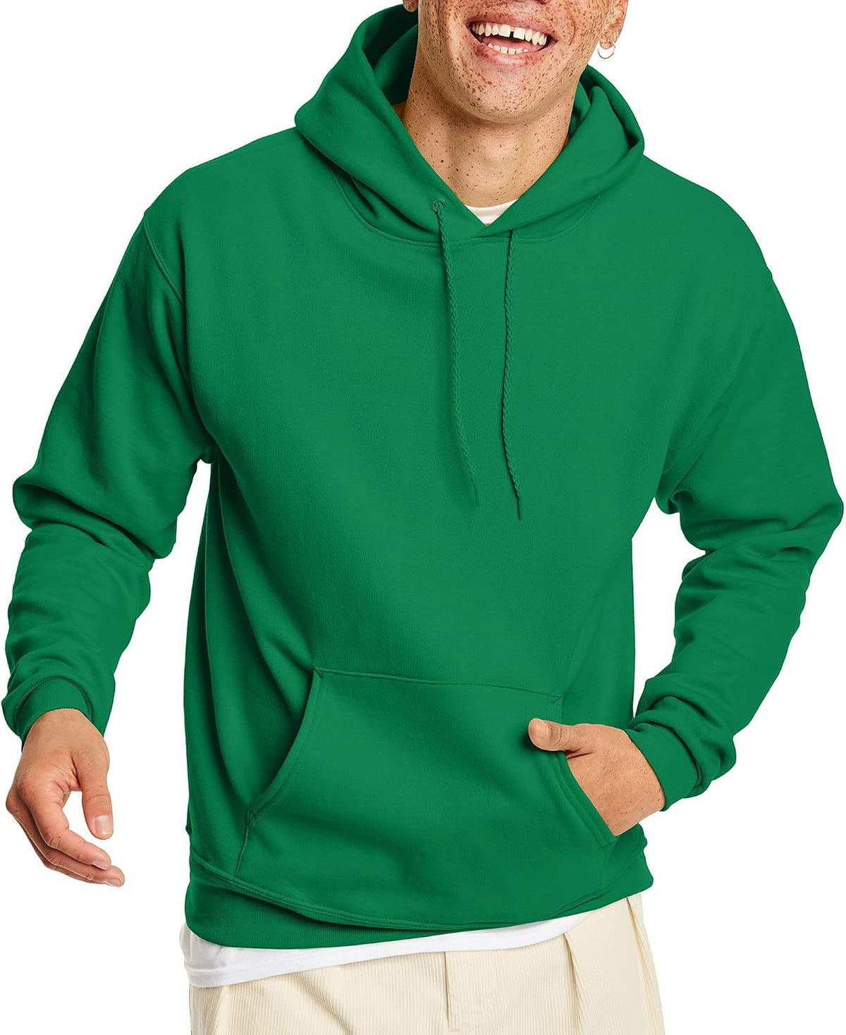 Hanes Men's Hoodie - EcoSmart Fleece Hooded Sweatshirt for Men & Women - Midweight Fleece - Big & Tall Available - The clever Shelf