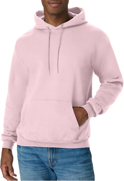 Hanes Men's Hoodie - EcoSmart Fleece Hooded Sweatshirt for Men & Women - Midweight Fleece - Big & Tall Available - The clever Shelf