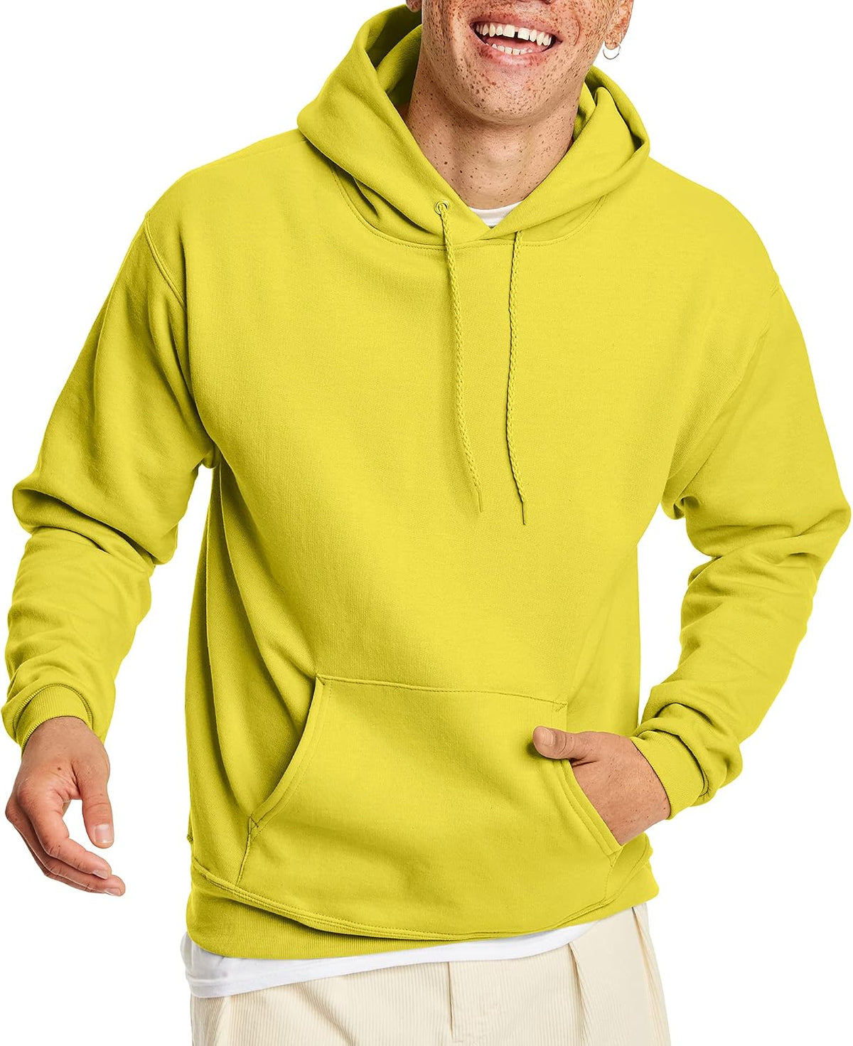 Hanes Men's Hoodie - EcoSmart Fleece Hooded Sweatshirt for Men & Women - Midweight Fleece - Big & Tall Available - The clever Shelf