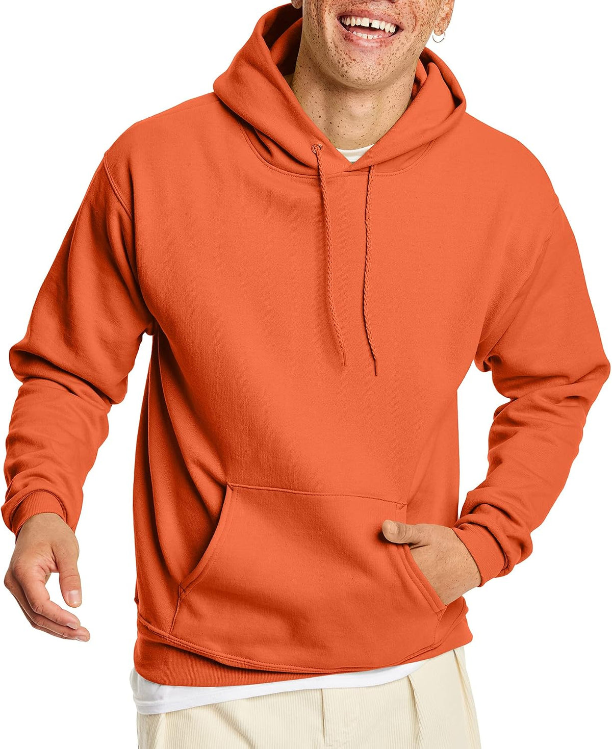 Hanes Men's Hoodie - EcoSmart Fleece Hooded Sweatshirt for Men & Women - Midweight Fleece - Big & Tall Available - The clever Shelf
