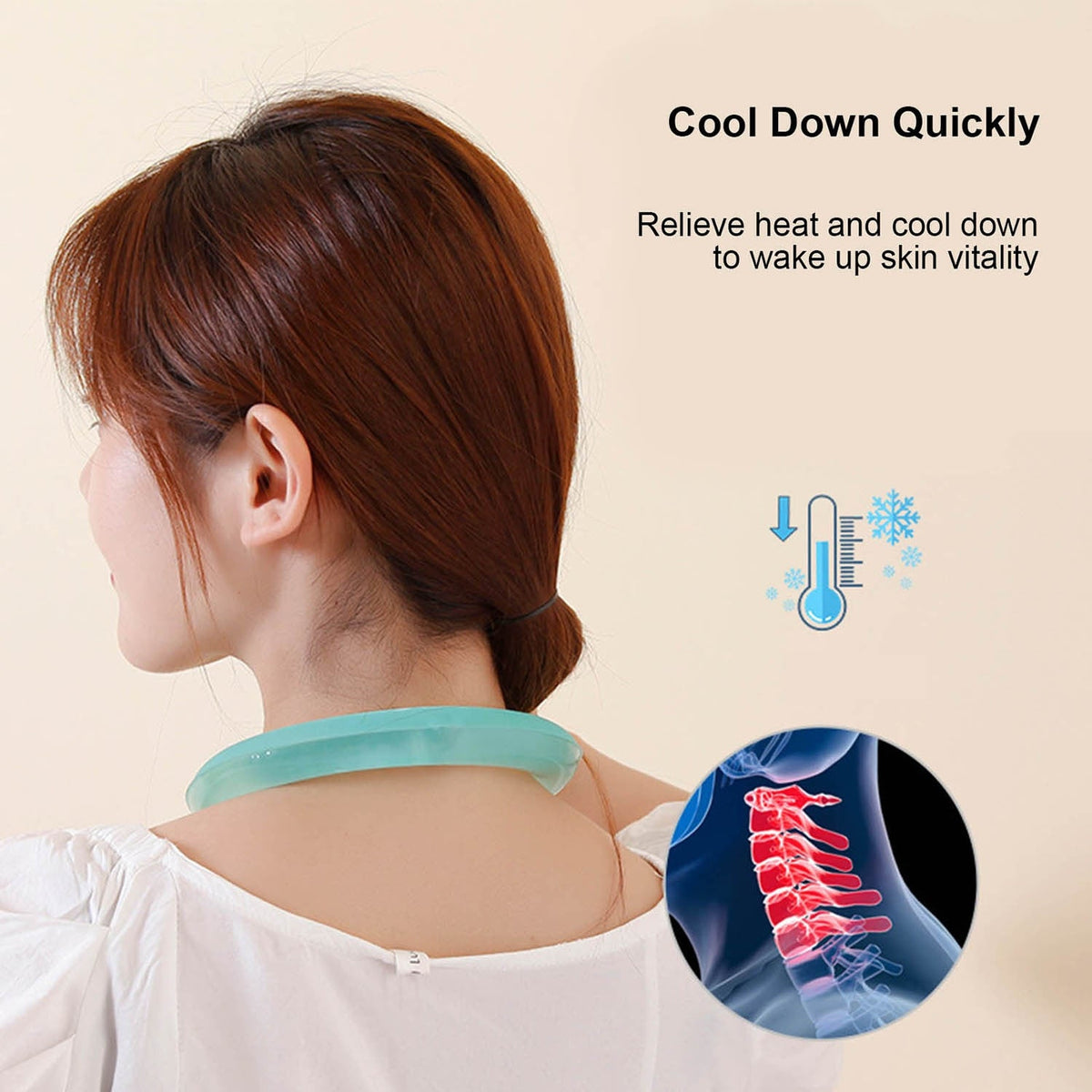 Ice Maker Cooling Tube Cooling Neck Wraps - The clever Shelf