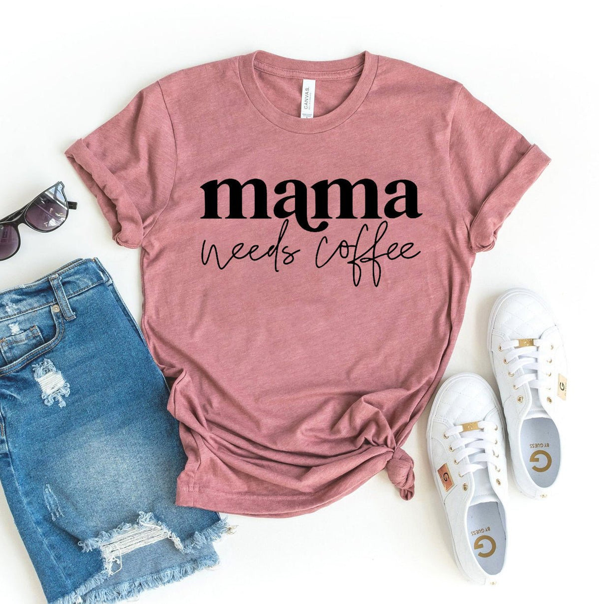 Mama Needs Coffee T-shirt - The clever Shelf