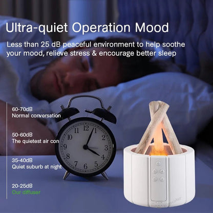 Simulated Flame Aroma Diffuser - The clever Shelf