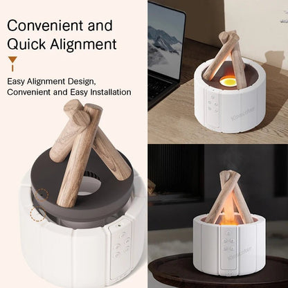 Simulated Flame Aroma Diffuser - The clever Shelf