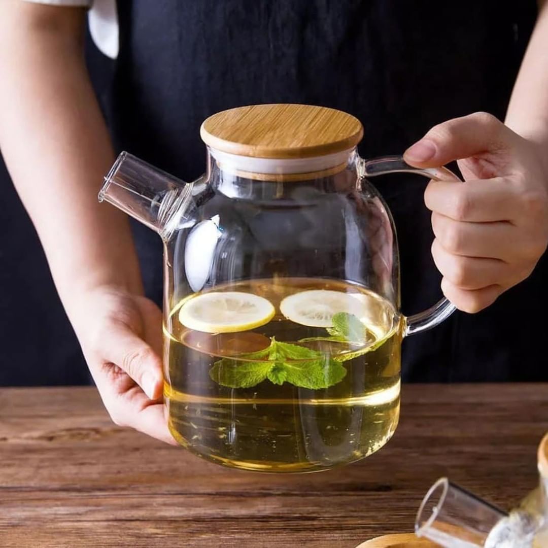 Thermo Glass Teapot 54 Fl Oz | High temperature and shock resistant - The clever Shelf